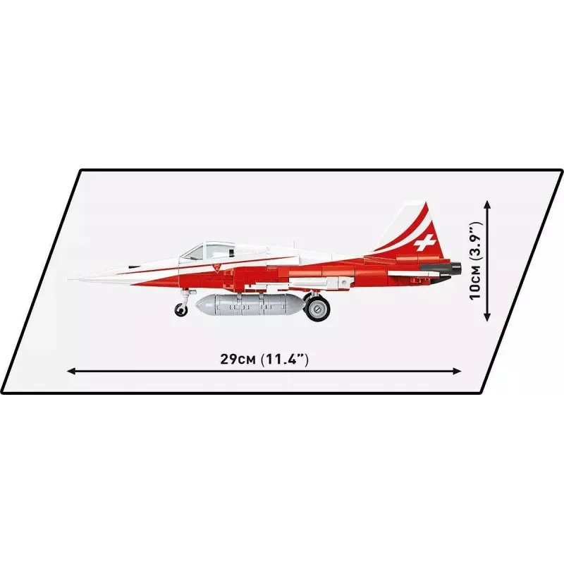 Konstruktorius Cobi Northrop F-5E Tiger II modelis 5857 statybiniai blokeliai