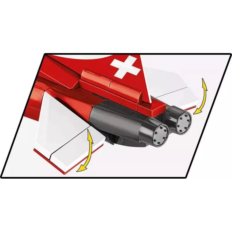 Konstruktorius Cobi Northrop F-5E Tiger II modelis 5857 statybiniai blokeliai