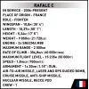 Konstruktorių rinkinys Cobi Rafale C 551 detalė modelis COBL-5901