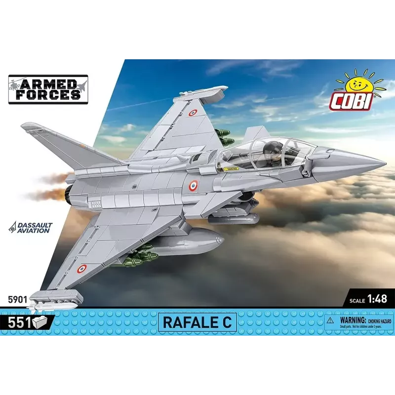 Konstruktorių rinkinys Cobi Rafale C 551 detalė modelis COBL-5901