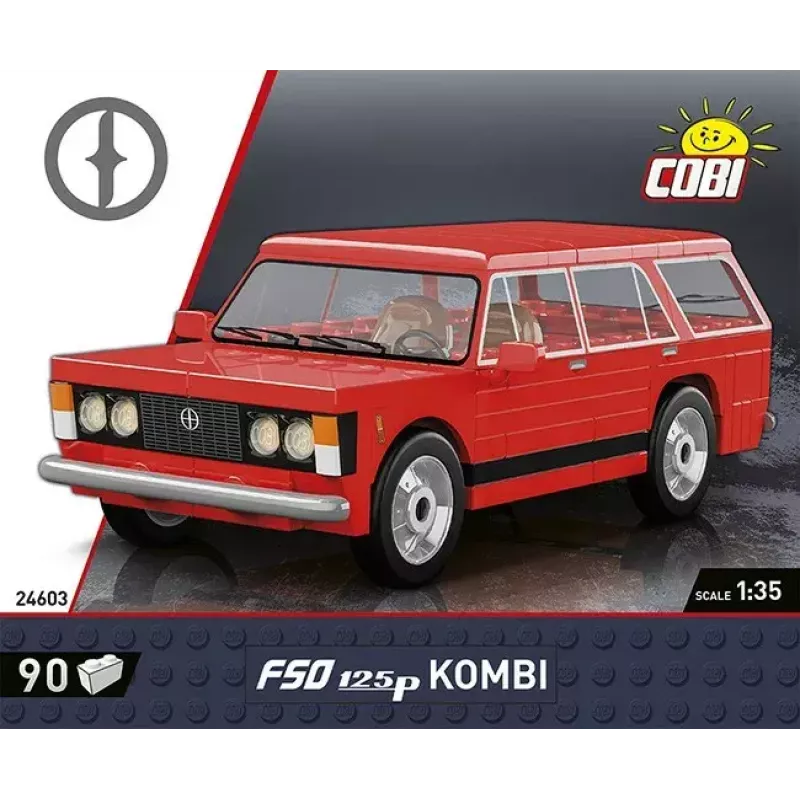 Statybinis blokelių rinkinys Cobi FSO 125p 90 blokelių COBI-24603 – 90 plastikinių konstrukcinių blokelių