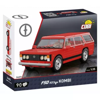 Statybinis blokelių rinkinys Cobi FSO 125p 90 blokelių COBI-24603 – 90 plastikinių konstrukcinių blokelių
