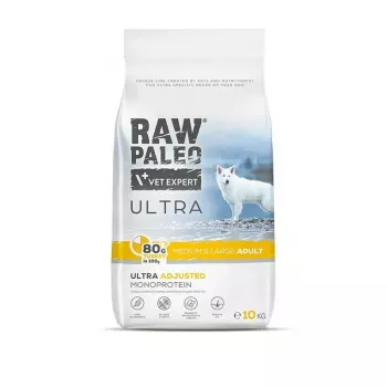 VetExpert Raw Paleo Ultra Medium & Large Adult sausas šunų maistas su kalakutiena 2 kg