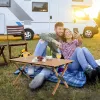 Sulankstomas stalas PROMIS ST90 susukamas, nešiojamas turistinis stalas, vieno gabalo pakuotė