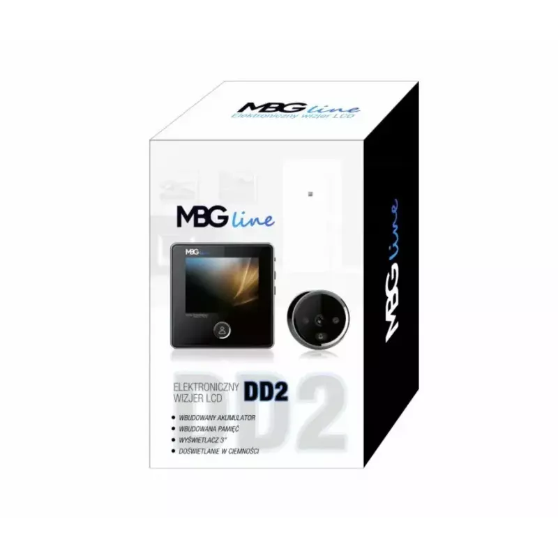 MBG Line DD2 durų akutė su 2,8 colio LCD kamera
