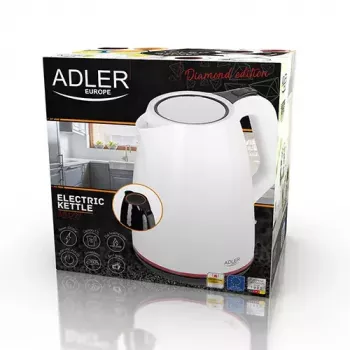 Elektrinis virdulys Adler AD 1277 1,7 L 2200 W Baltas