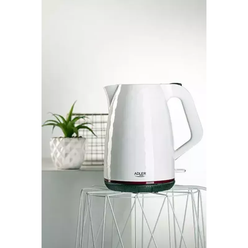 Elektrinis virdulys Adler AD 1277 1,7 L 2200 W Baltas