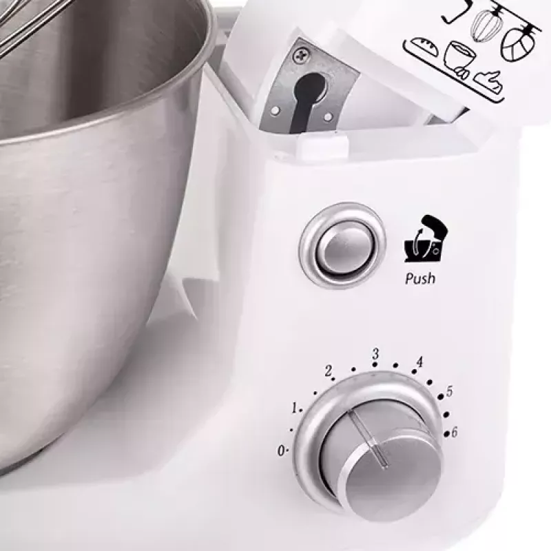Mikseris planetinis Adler AD 4216, 500 W, 4 L nerūdijančio plieno dubuo, baltas