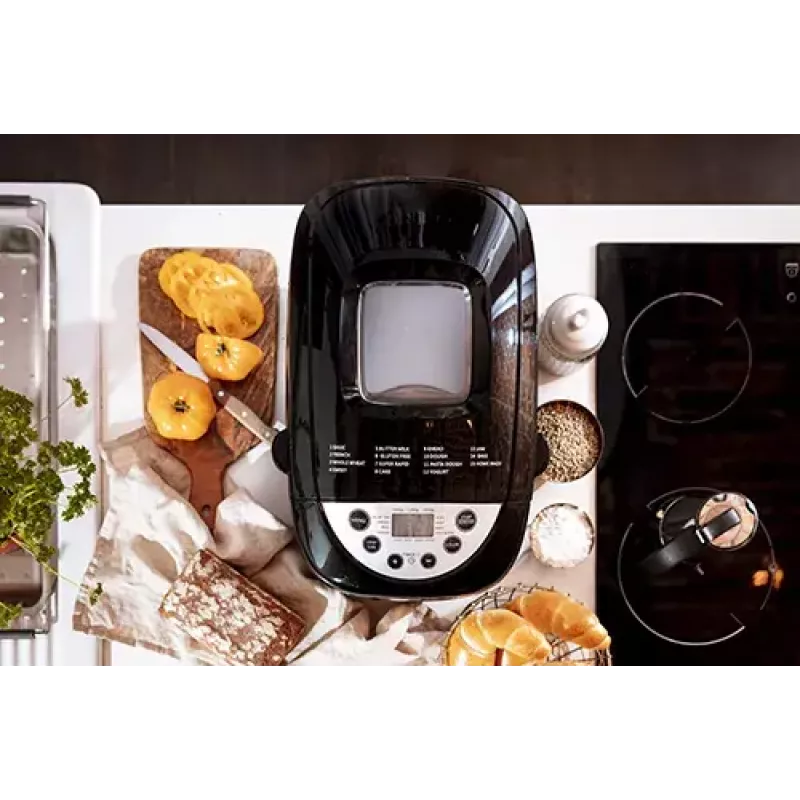 Kepimo mašina Mesko Home MS 6022 850 W juoda su skaitmeniniu laikmačiu