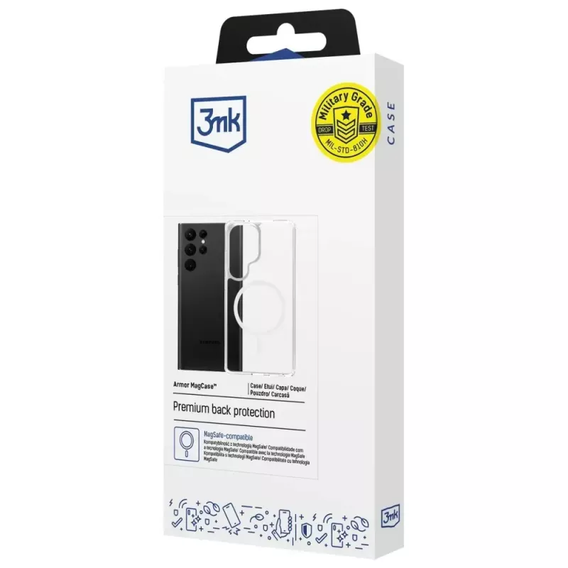 Apsauginis dėklas 3MK Armor MagCase, skirtas Samsung Galaxy S25 Ultra – patvarus, lengvas, su magnetiniu suderinamumu