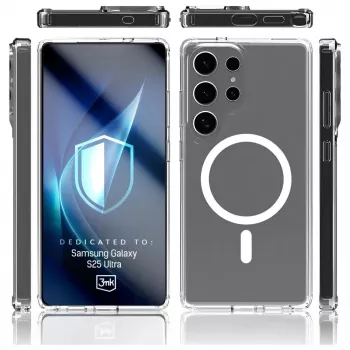 Apsauginis dėklas 3MK Armor MagCase, skirtas Samsung Galaxy S25 Ultra – patvarus, lengvas, su magnetiniu suderinamumu