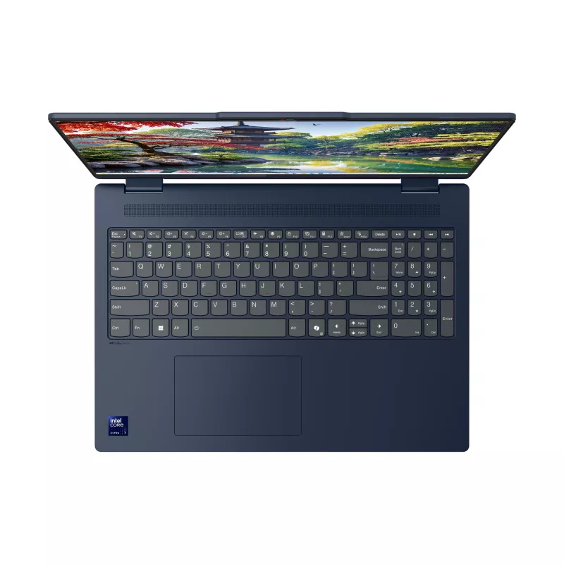 Lenovo IdeaPad 5 2-in-1 16IAL10 hibridinis nešiojamas kompiuteris, Intel Core Ultra 7 255U, 40,6 cm (16 colių) jutiklinis ekranas WUXGA, 32 GB LPDDR5x-SDRAM, 1 TB SSD, Wi-Fi 6, Windows 11 Home, mėlyna