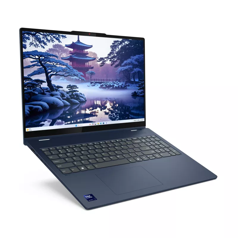 Lenovo IdeaPad 5 2-in-1 16IAL10 hibridinis nešiojamas kompiuteris, Intel Core Ultra 7 255U, 40,6 cm (16 colių) jutiklinis ekranas WUXGA, 32 GB LPDDR5x-SDRAM, 1 TB SSD, Wi-Fi 6, Windows 11 Home, mėlyna