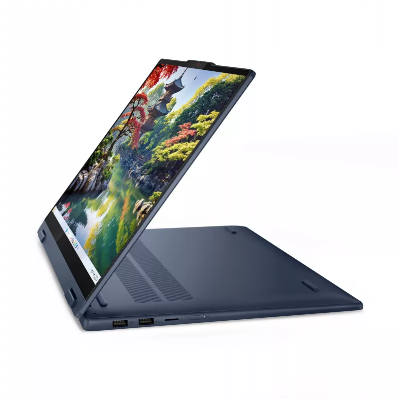 Lenovo IdeaPad 5 2-in-1 16IAL10 hibridinis nešiojamas kompiuteris, Intel Core Ultra 7 255U, 40,6 cm (16 colių) jutiklinis ekranas WUXGA, 32 GB LPDDR5x-SDRAM, 1 TB SSD, Wi-Fi 6, Windows 11 Home, mėlyna