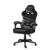 Gaming kėdė Huzaro FORCE 4.4 kaušinė sėdynė Juoda Pilka — tinklinis audinys, max 130 kg, reguliuojamas aukštis 45–55 cm, 5 ratukai