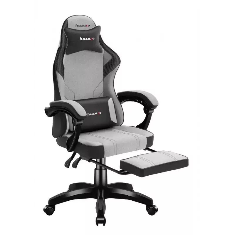 Žaidimų kėdė Huzaro Force 3.7 Pilka – ergonomiška žaidimų kėdė