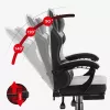 Žaidimų kėdė Huzaro Force 3.7 Pilka – ergonomiška žaidimų kėdė