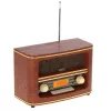 Nešiojamas radijo imtuvas Adler AD 1187 – FM, 10 W RMS, LCD ekranas, rudas, 300×140×210 mm