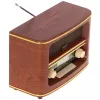 Nešiojamas radijo imtuvas Adler AD 1187 – FM, 10 W RMS, LCD ekranas, rudas, 300×140×210 mm