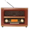 Nešiojamas radijo imtuvas Adler AD 1187 – FM, 10 W RMS, LCD ekranas, rudas, 300×140×210 mm