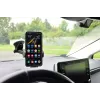 Automobilinis telefono laikiklis IBOX H-9, reguliuojamas kampas, universalus, su siurbtuku, juodas, plastikinis