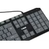 Pilno dydžio laidinė USB klaviatūra IBOX Eris IKC2010G – 105 klavišų, pilka/juoda, atspari vandeniui, 1,8 m laidas