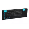 Laidinė USB klaviatūra IBOX Eris IKC2010B – pilno dydžio, 105 klavišų, vandeniui atspari, juoda