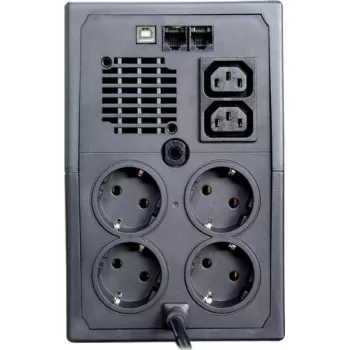 UPS ORVALDI ID1K5CH 1,5 kVA (900 W) Line-Interactive, 24 V baterija, LCD, USB, kompaktiškas juodas