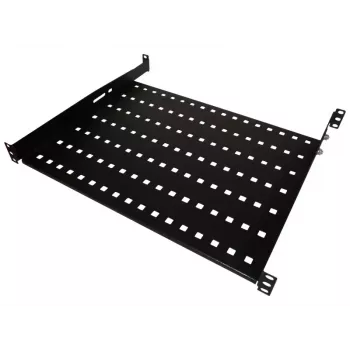 Lentyna stelažinė Alantec SA-P-19-1U-550-4-C-02 Juoda Plieninė 19 colių 550 mm
