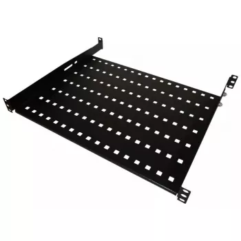 Lentyna stelažinė Alantec SA-P-19-1U-550-4-C-02 Juoda Plieninė 19 colių 550 mm