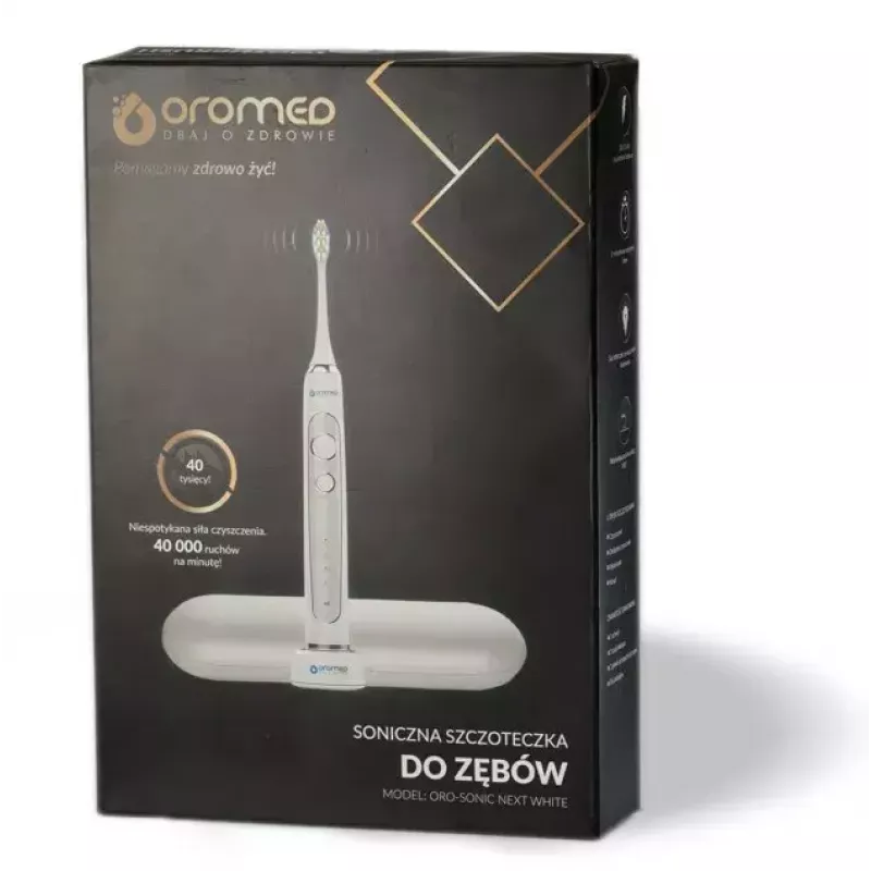 Sonic dantų šepetėlis ORO-MED ORO-SONIC NEXT WHITE
