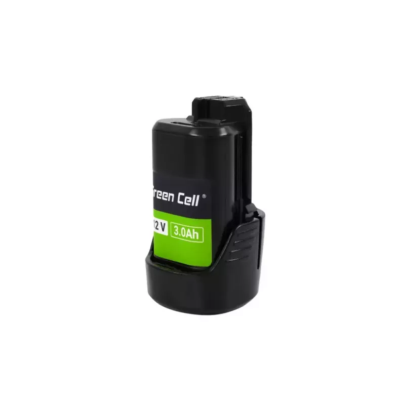 Belaidžio įrankio baterija Green Cell PTBO12V3 – Li‑Jon 3 Ah, 5,1×4,7×8,6 cm