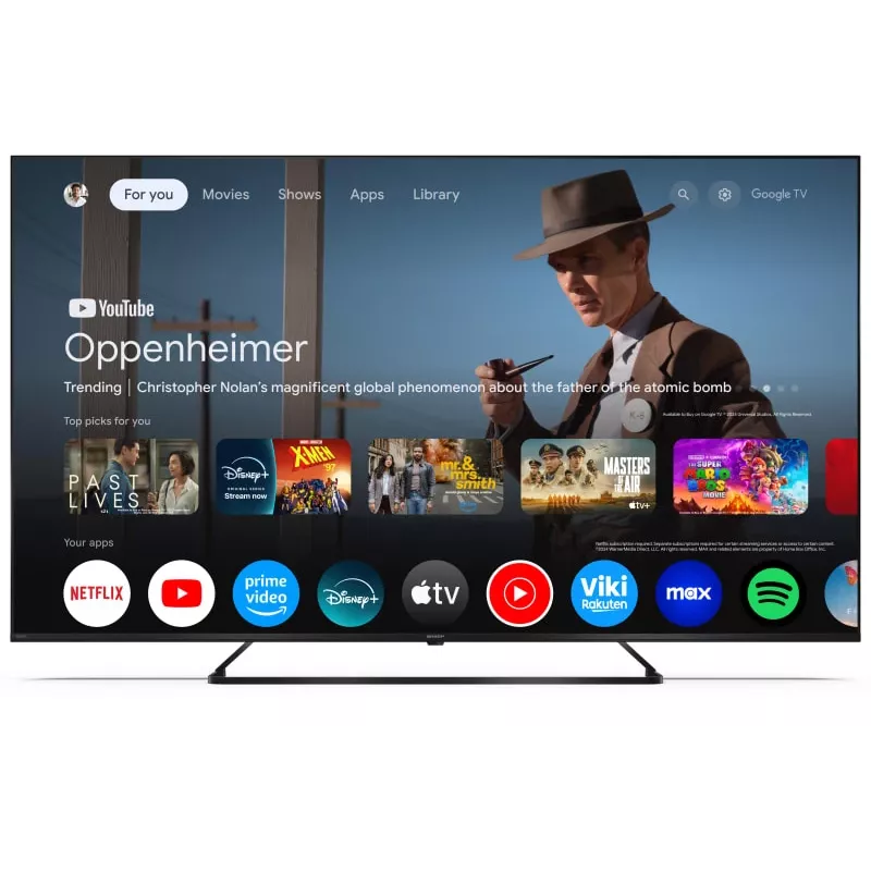 Sharp 55HP6265E televizorius 139,7 cm (55 coliai) 4K Ultra HD Smart TV Wi-Fi juodas