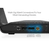 NETGEAR Nighthawk AXE7800 WiFi maršrutizatorius (RAXE300), Wi-Fi 6E, trijų juostų, 7.8 Gbps, juodas