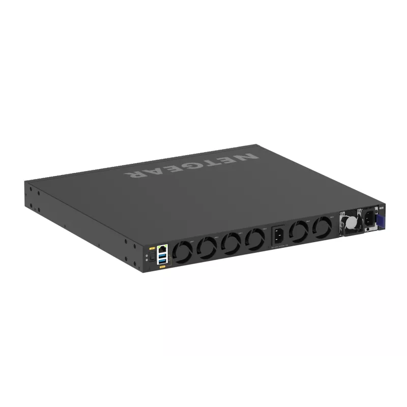 NETGEAR M4350-24X8F8V valdomas L3 10G Ethernet (100/1000/10000) jungiklis su PoE 1U juodas