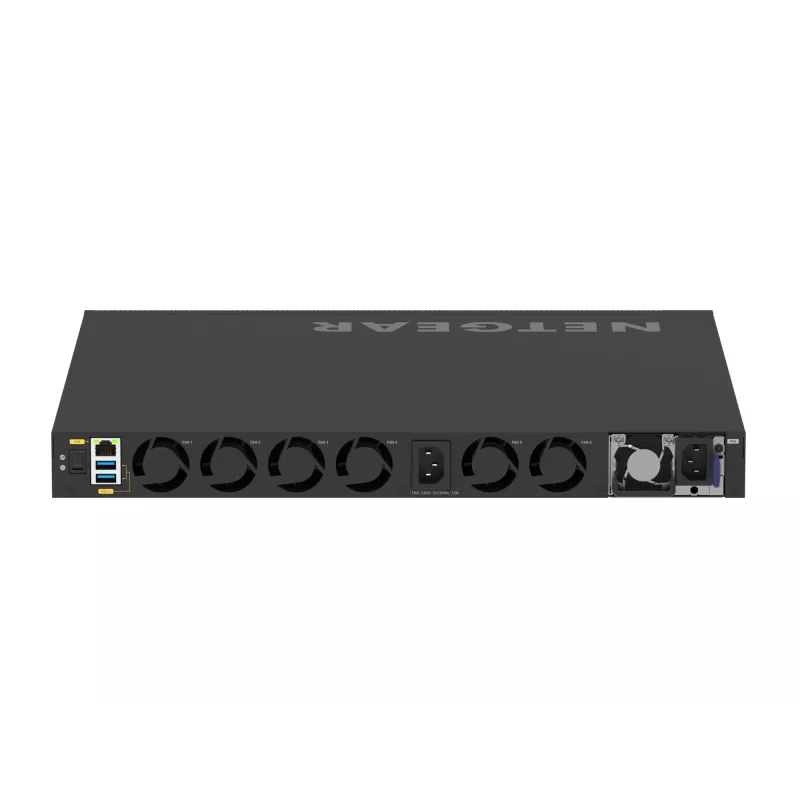 NETGEAR M4350-24X8F8V valdomas L3 10G Ethernet (100/1000/10000) jungiklis su PoE 1U juodas