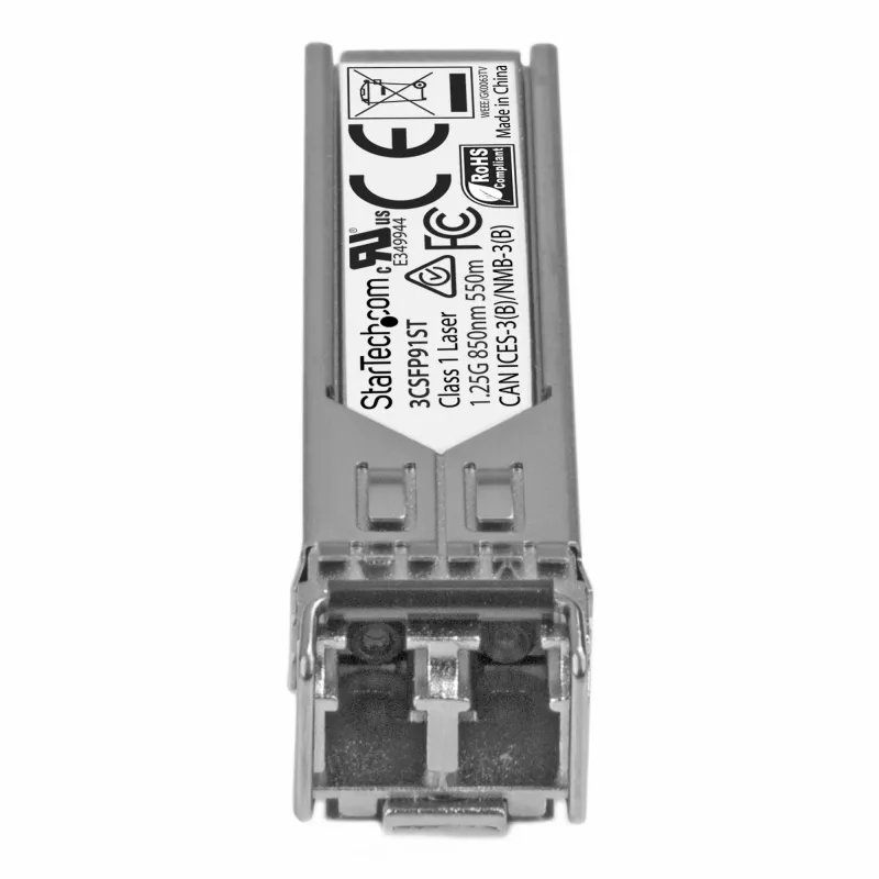 StarTech.com Gigabito 1000Base-SX SFP siųstuvas-imtuvas, suderinamas su HP 3CSFP91, MM LC, 550 m