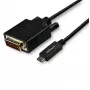 StarTech.com 10ft (3m) USB C į DVI laidas - 1080p (Single Link) USB Type-C (DP Alt Mode HBR2) į DVI-D skaitmeninį vaizdo adapterį - veikia su Thunderbolt 3 - nešiojamam kompiuteriui prie DVI monitoriaus