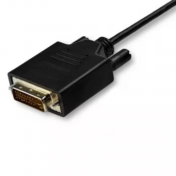 StarTech.com 10ft (3m) USB C į DVI laidas - 1080p (Single Link) USB Type-C (DP Alt Mode HBR2) į DVI-D skaitmeninį vaizdo adapterį - veikia su Thunderbolt 3 - nešiojamam kompiuteriui prie DVI monitoriaus
