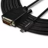 StarTech.com 10ft (3m) USB C į DVI laidas - 1080p (Single Link) USB Type-C (DP Alt Mode HBR2) į DVI-D skaitmeninį vaizdo adapterį - veikia su Thunderbolt 3 - nešiojamam kompiuteriui prie DVI monitoriaus