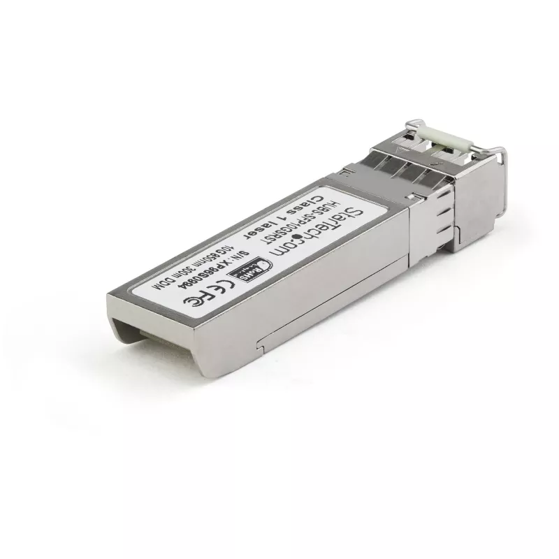 StarTech.com SFP+ modulis, suderinamas su Dell EMC SFP-10G-SR - 10GBASE-SR - 10GbE daugiamodis šviesolaidinis siųstuvas-imtuvas - LC 400 m - 850 nm - DDM