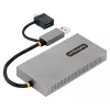 StarTech.com USB į du HDMI adapteris, USB A/C į 2x HDMI ekranus (1x 4K30Hz, 1x 1080p), integruotas USB-A į C adapteris, 11 cm laidas, USB 3.0 į HDMI, Windows ir macOS