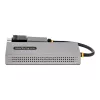 StarTech.com USB į du HDMI adapteris, USB A/C į 2x HDMI ekranus (1x 4K30Hz, 1x 1080p), integruotas USB-A į C adapteris, 11 cm laidas, USB 3.0 į HDMI, Windows ir macOS