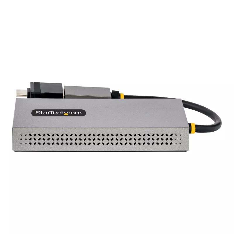 StarTech.com USB į du HDMI adapteris, USB A/C į 2x HDMI ekranus (1x 4K30Hz, 1x 1080p), integruotas USB-A į C adapteris, 11 cm laidas, USB 3.0 į HDMI, Windows ir macOS