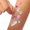 Cool Maker Shimmer Me kūno menas su voleliu, brangakmeniais ir 3 folijomis, 135 metaliniai laikini tatuiruočių dizainai, meno ir rankdarbių žaislai mergaitėms nuo 7 metų