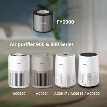 Philips oro valytuvo filtras 900 ir 800 serijoms, HEPA, 99,97 %, dėžutė