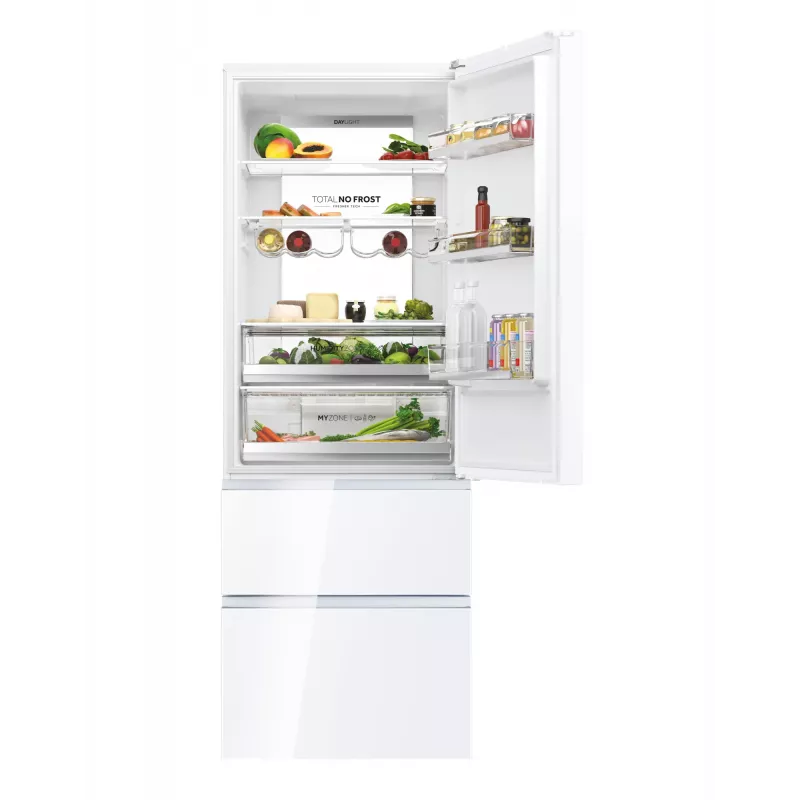 Haier 3D 70 Serie 7 HTW7720DNGW Laisvai pastatomas šaldytuvas 483 L Baltas