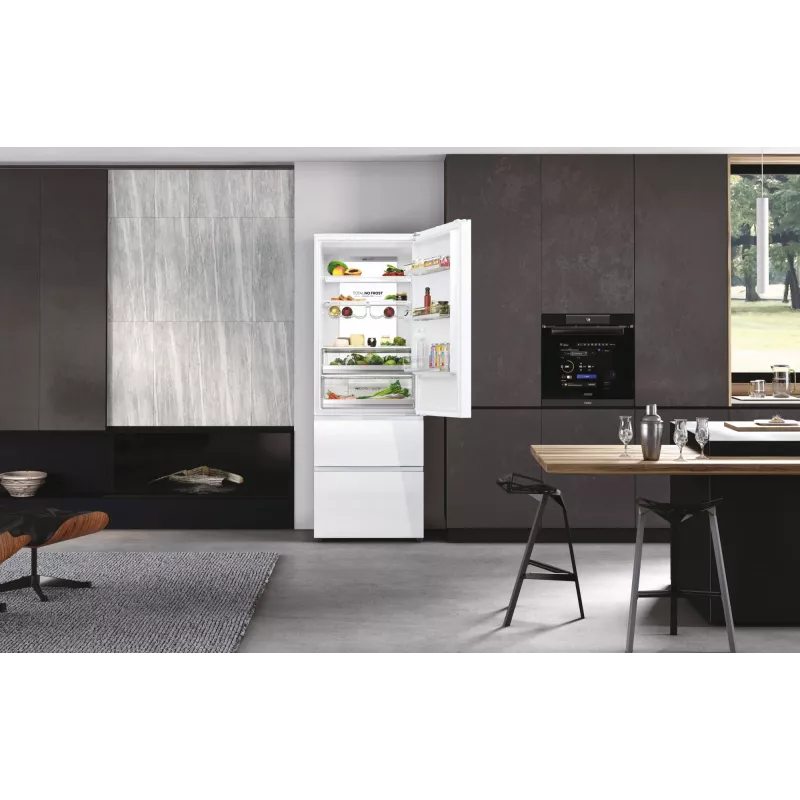 Haier 3D 70 Serie 7 HTW7720DNGW Laisvai pastatomas šaldytuvas 483 L Baltas