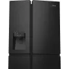 Šaldytuvas Hisense RS818N4TFC šaldiklis šone, laisvai pastatomas, 632 L, juodas, nerūdijantis plienas