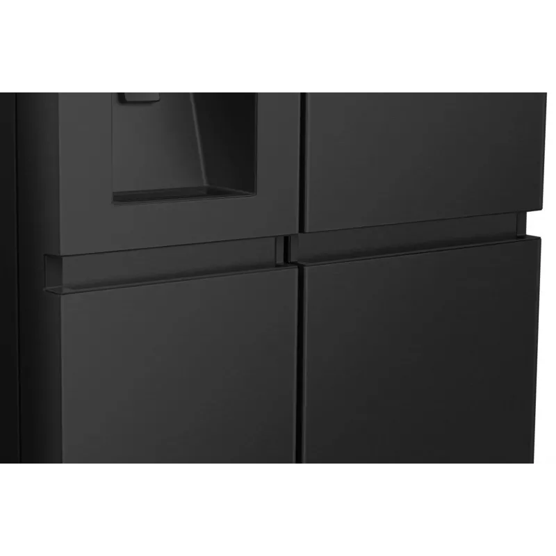 Šaldytuvas Hisense RS818N4TFC šaldiklis šone, laisvai pastatomas, 632 L, juodas, nerūdijantis plienas